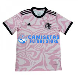 Camiseta Flamengo 2023/2024 Rosa/Blanco