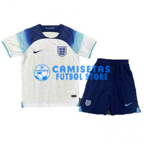 Camiseta Inglaterra 1ª Equipación 2022 Niño Kit Mundial