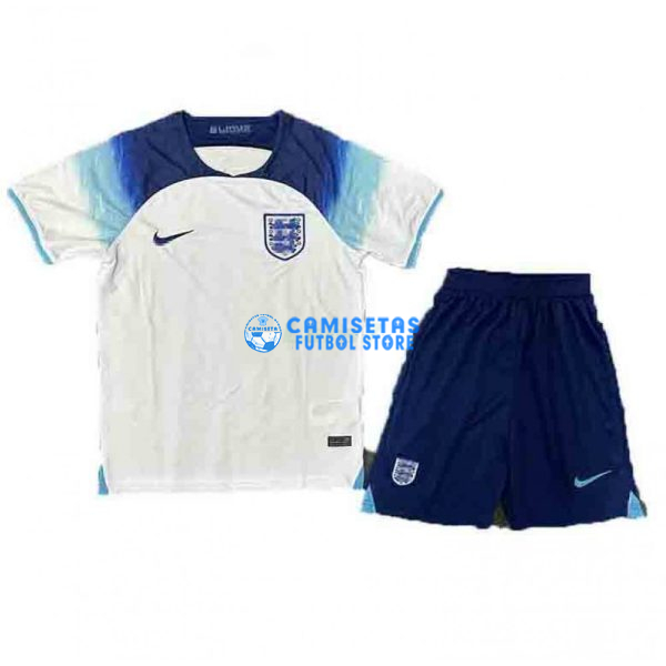 Camiseta Inglaterra 1ª Equipación 2022 Niño Kit Mundial