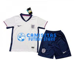 Camiseta Inglaterra 2024 Blanco Niño Kit