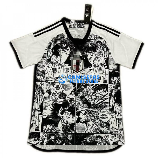 Camiseta Japón 2024 Anime Blanco/Negro