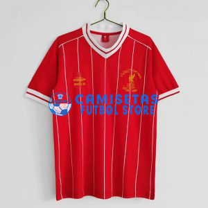 Camiseta Liverpool 1ª Equipación Retro 81/82