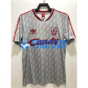 Camiseta Liverpool 2ª Equipación Retro 89/91