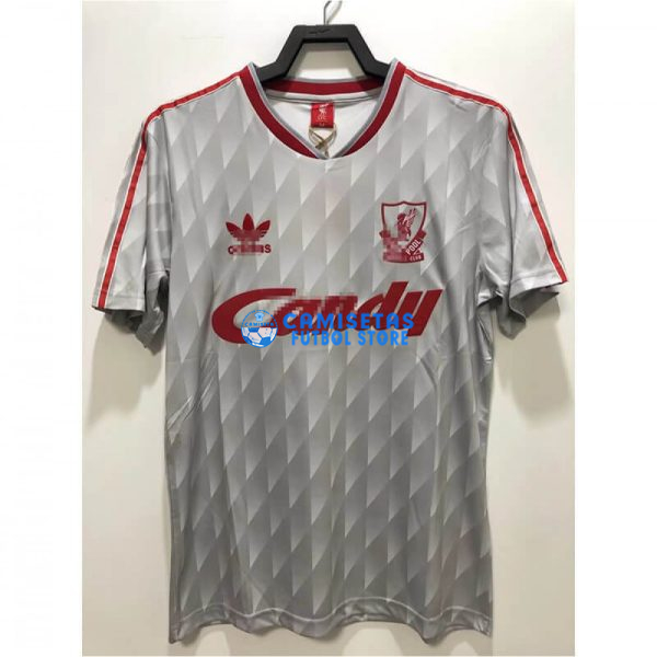 Camiseta Liverpool 2ª Equipación Retro 89/91