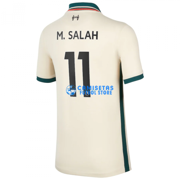 Camiseta M.Salah 11 Liverpool 2ª Equipación 2021/2022