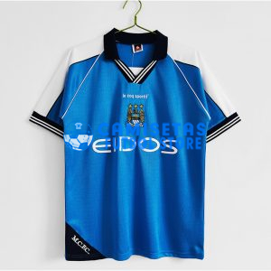 Camiseta Manchester City 1ª Equipación Retro 1999/01