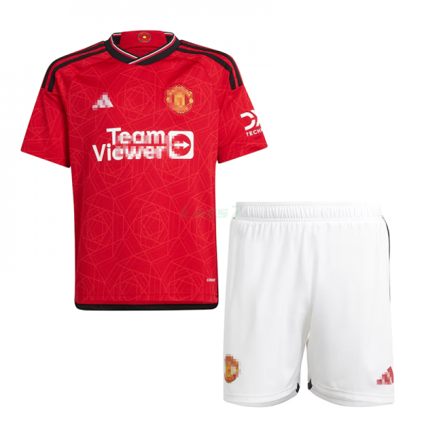 Camiseta Manchester United 1ª Equipación 2023/2024 Niño Kit