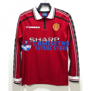 Camiseta Manchester United 1ª Equipación Retro 1998 ML