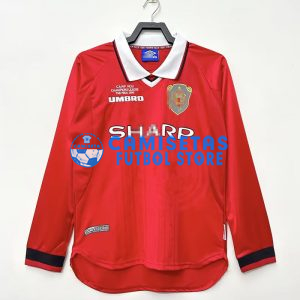 Camiseta Manchester United 1ª Equipación Retro 1999/00 ML