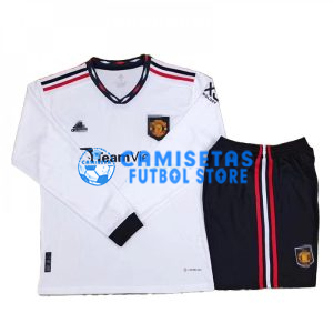 Camiseta Manchester United 2ª Equipación 2022/2023 Kit ML