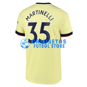 Camiseta Martinelli 35 Arsenal 2ª Equipación 2021/2022