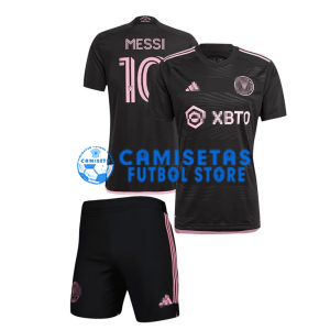 Camiseta Messi 10 Inter Miami 2ª Equipación 2023/2024 Niño Kit