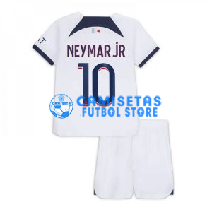 Camiseta Neymar Jr 10 PSG 2ª Equipación 2023/2024 Niño Kit