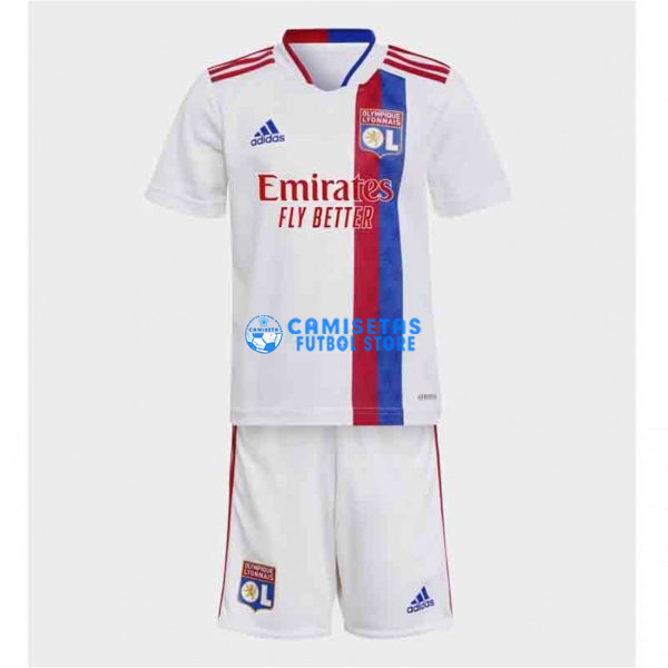 Camiseta Olympique Lyon 1ª Equipación 2021/2022 Niño Kit