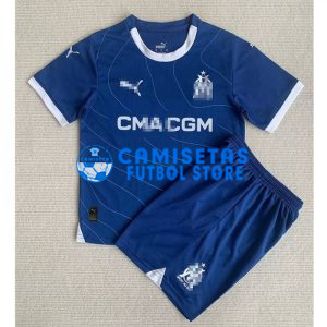 Camiseta Olympique Marsella 2ª Equipación 2023/2024 Niño Kit