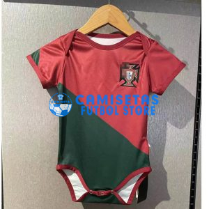 Camiseta Portugal 1ª Equipación 2022 Baby