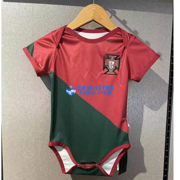 Camiseta Portugal 1ª Equipación 2022 Baby