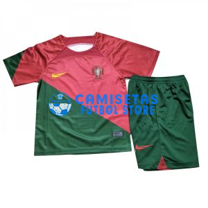 Camiseta Portugal 1ª Equipación 2022 Niño Kit