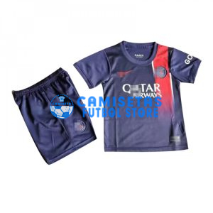 Camiseta PSG 2023/2024 Azul Oscuro Niño Kit