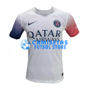 Camiseta PSG Blanco/Azul/Rojo 2023/2024 (EDICIÓN JUGADOR)
