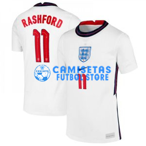 Camiseta Rashford 11 Inglaterra 1ª Equipación 2021
