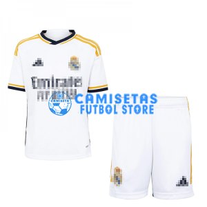 Camiseta Real Madrid 1ª Equipación 2023/2024 Niño Kit