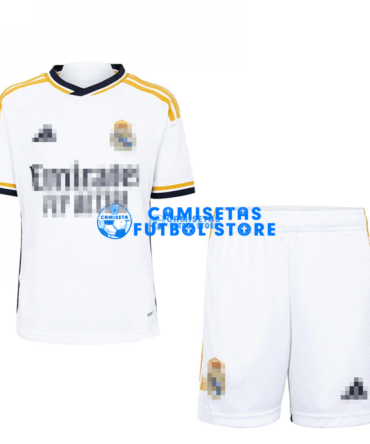 Camiseta Real Madrid 1ª Equipación 2023/2024 Niño Kit