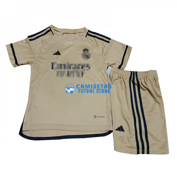 Camiseta Real Madrid 2023/2024 Amarillo Niño Kit