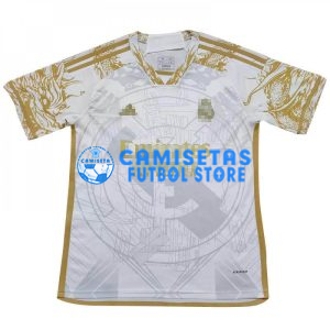 Camiseta Real Madrid 2023/2024 Blanco/Dorado