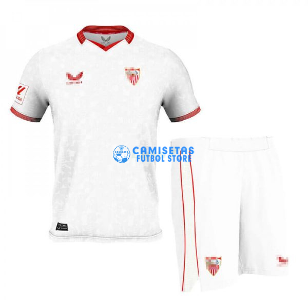 Camiseta Sevilla FC 1ª Equipación 2023/2024 Niño Kit