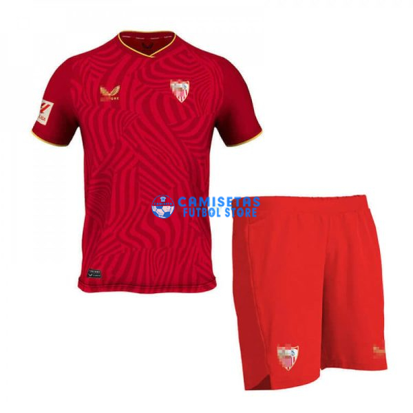 Camiseta Sevilla FC 2ª Equipación 2023/2024 Niño Kit