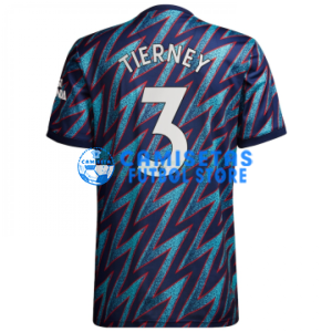 Camiseta Tierney 3 Arsenal 3ª Equipación 2021/2022