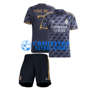 Camiseta Vini Jr. 7 Real Madrid 2ª Equipación 2023/2024 Niño Kit