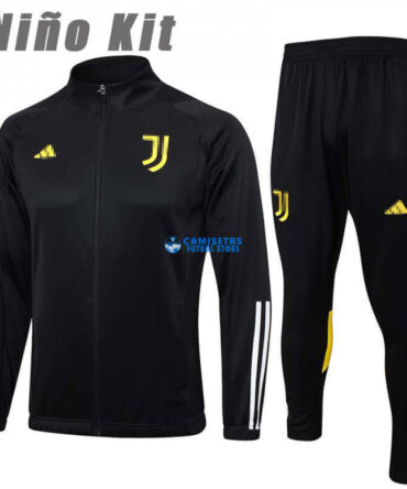 Chandal Juventus 2023/2024 Niño Negro