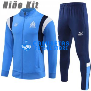 Chandal Olympique Marsella 2023/2024 Niño Azul