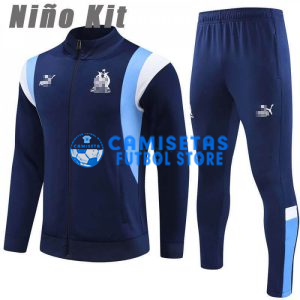 Chandal Olympique Marsella 2023/2024 Niño Azul Marino