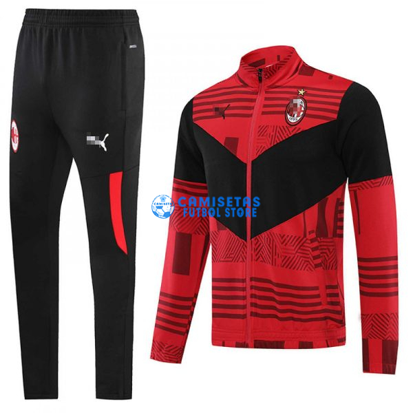 Chandal AC Mlian 2022/2023 Rojo/Negro