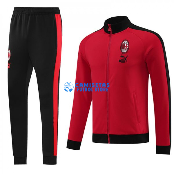 Chandal AC Milan 2023/2024 Rojo/Negro