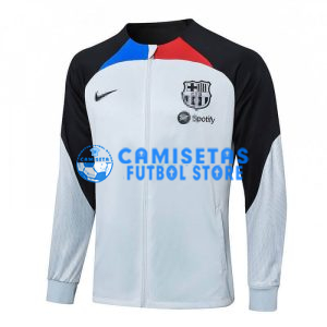 Chaqueta Barcelona 2023/2024 Gris Claro/Negro