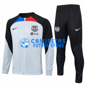 Chandal Barcelona 2023/2024 Gris Claro/Negro