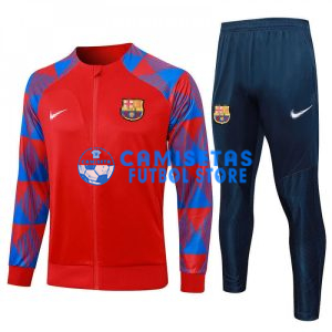 Chandal Barcelona 2023/2024 Rojo/Azul