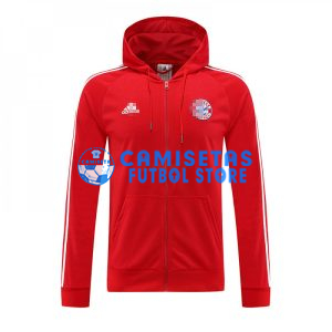 Chaqueta Bayern Múnich 2022/2023 Con Capucha Rojo
