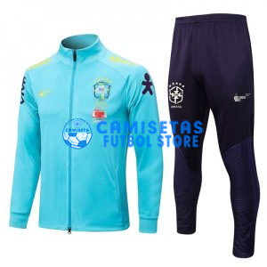 Chandal Brasil 2022 Cuello Alto Lago Azul