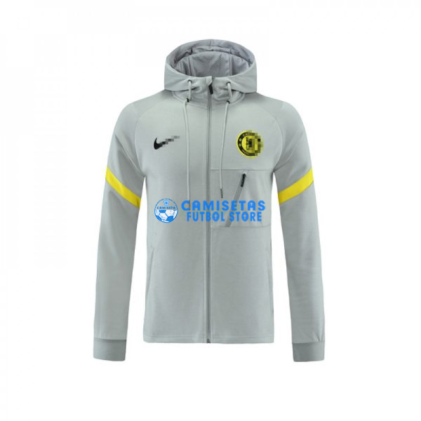 Chaqueta Chelsea 2021/2022 Con Capucha Gris Claro