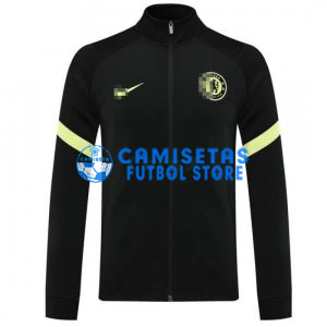 Chaqueta Chelsea 2021/2022 Cuello Alto Negro/Amarillo