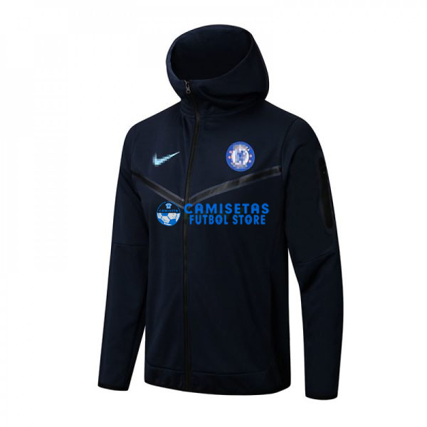 Chaqueta Chelsea 2022/2023 Con Capucha Azul Oscuro