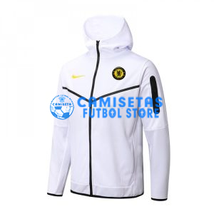 Chaqueta Chelsea 2022/2023 Con Capucha Blanco