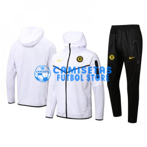 Chandal Chelsea 2022/2023 Con Capucha Blanco