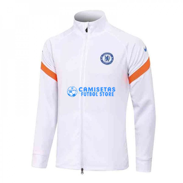 Chaqueta Chelsea FC 2021/2022 Cuello Alto Blanco