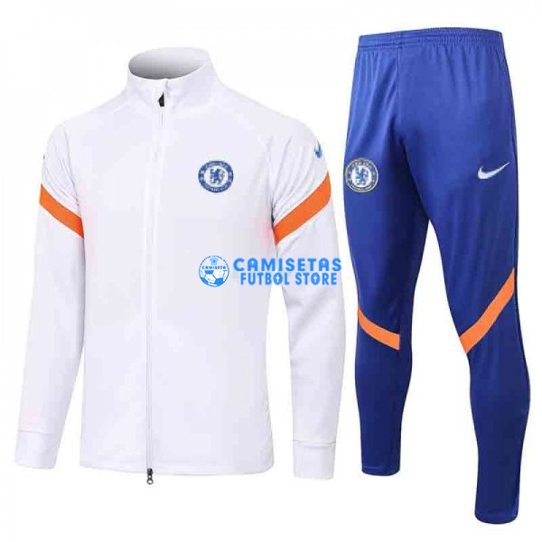 Chandal Chelsea FC 2021/2022 Cuello Alto Blanco